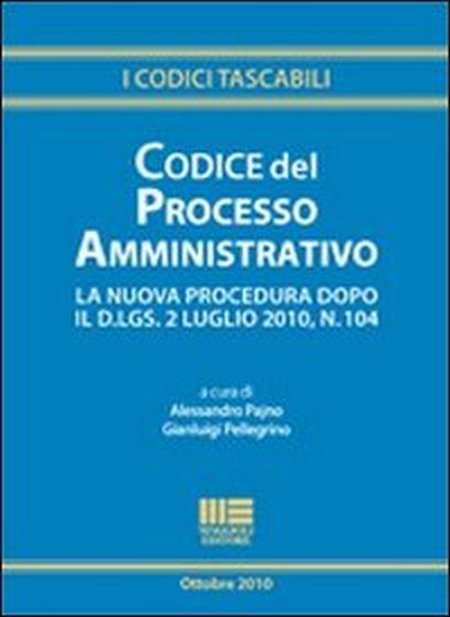 Codice del processo amministrativo Codice del processo amministrativo