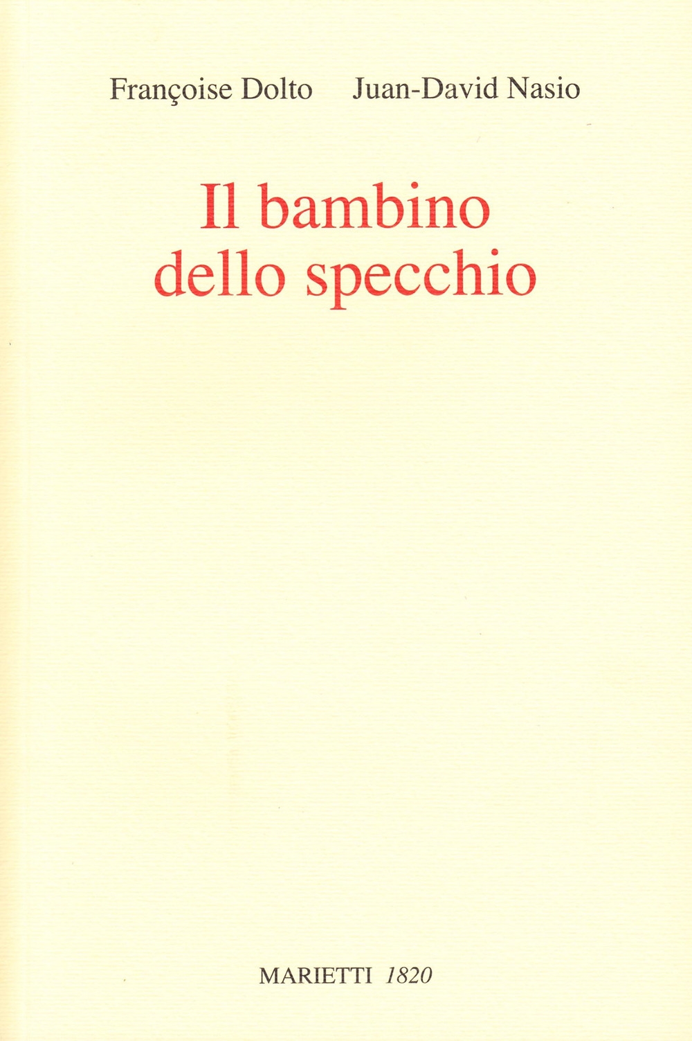 Il bambino dello specchio Il bambino dello specchio