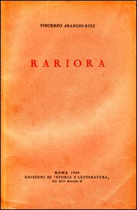 Rariora. Studio di diritto romano Rariora. Studio di diritto romano