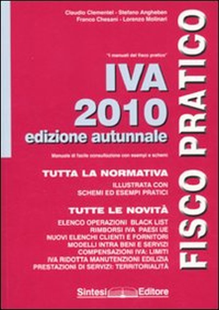 IVA 2010. Ediz. autunnale IVA 2010. Ediz. autunnale