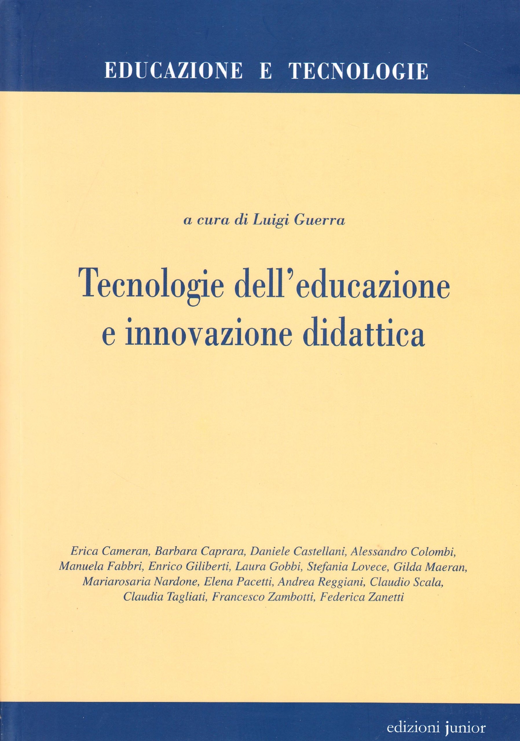 Tecnologie dell'educazione e innovazione didattica