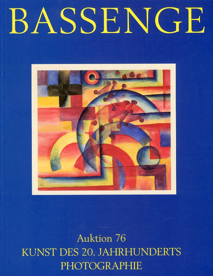 Bassenge. Auktion 76. Kunst des Photographie. Photobucher Bassenge. Auktion 76. Kunst des Photographie. Photobucher