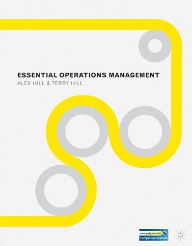 Essential Operations Management Essential Operations Management