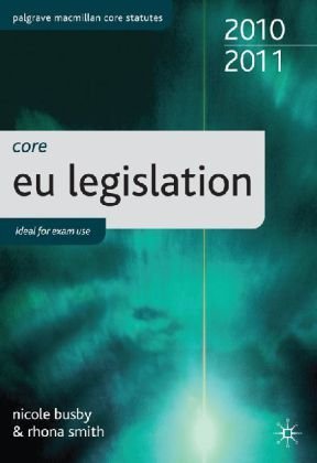 Core EU Legislation Core EU Legislation