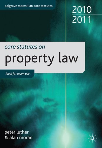 Core Statutes on Property Law Core Statutes on Property Law