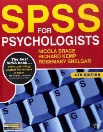 SPSS for Psychologists SPSS for Psychologists