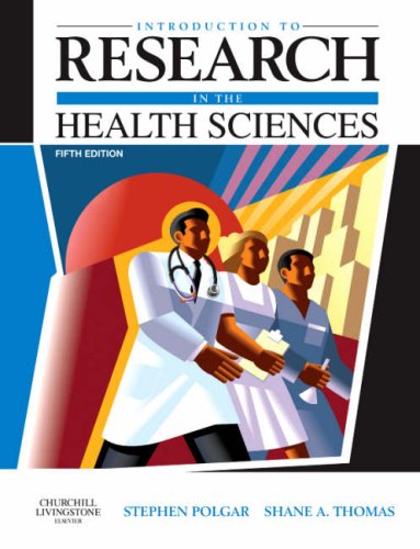 Introduction to Research in the Health Sciences Introduction to Research in the Health Sciences