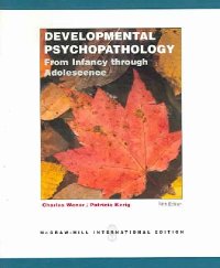 Developmental Psychopathology