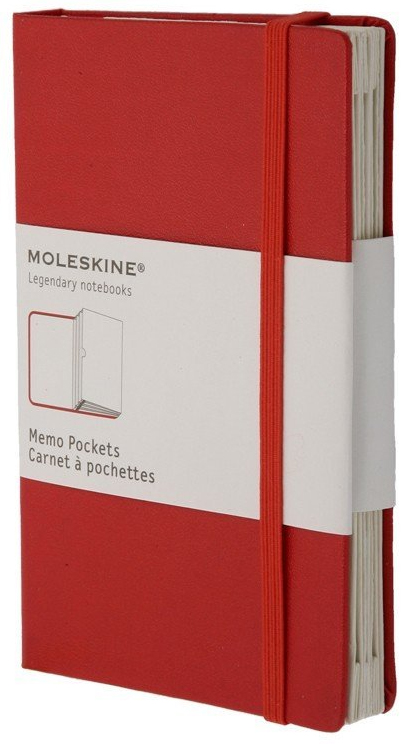 Moleskine. Memo Pockets Red Moleskine. Memo Pockets Red