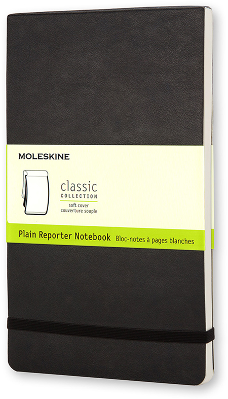 Moleskine Soft Cover Large Plain Reporter Notebook Moleskine Soft Cover Large Plain Reporter Notebook