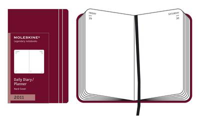 Moleskine Extra Small Daily Planner Hard 12 Month 2011 Moleskine Extra Small Daily Planner Hard 12 Month 2011