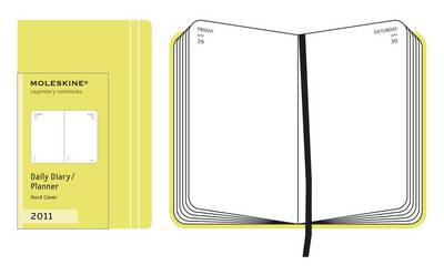 Moleskine Extra Small Daily Planner Hard 12 Months 2011 Moleskine Extra Small Daily Planner Hard 12 Months 2011