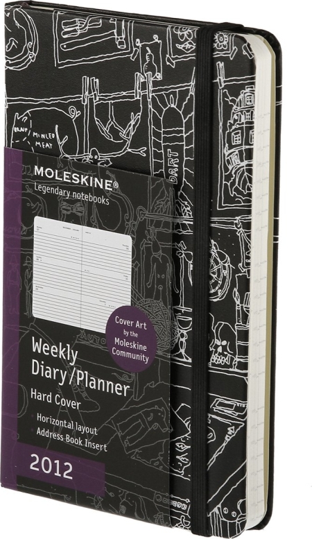 2012 Moleskine Pocket Horizontal Weekly Diary 12 Month - Stu 2012 Moleskine Pocket Horizontal Weekly Diary 12 Month - Stu