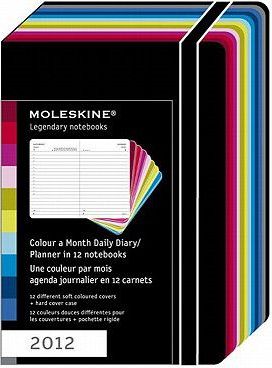 2012 Moleskine Volant Daily Diary (12-Set Slipcased) 2012 Moleskine Volant Daily Diary (12-Set Slipcased)