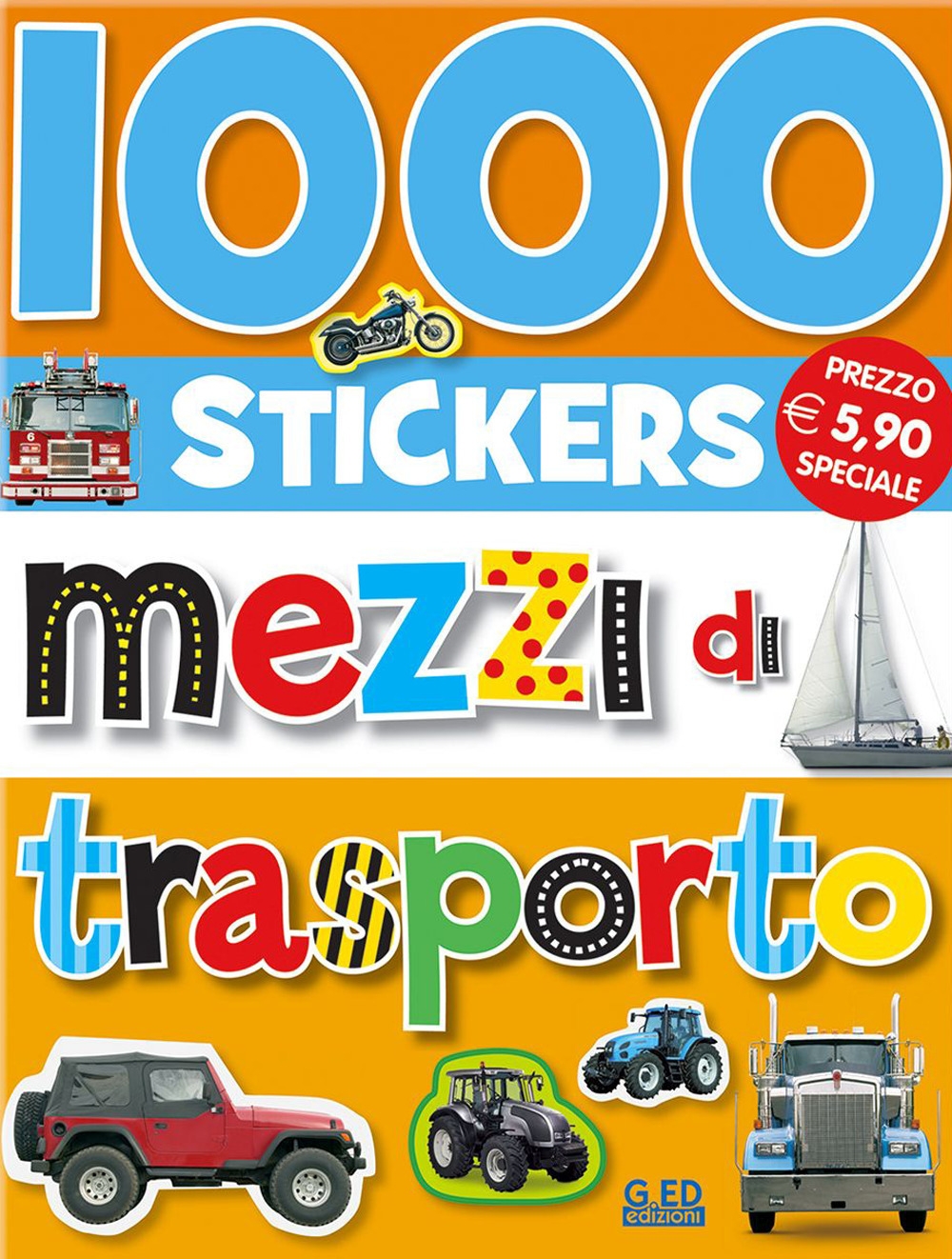 Mille stickers. Mezzi di trasporto. Ediz. illustrata Mille stickers. Mezzi di trasporto. Ediz. illustrata