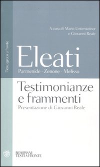 Testimonianze e frammenti. Testo greco a fronte Testimonianze e frammenti. Testo greco a fronte