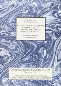 Catalogo de las colecciones zoologicas de asia del museo nacional de ciencias naturales