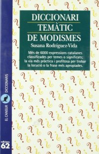 Diccionari tematic de modismes