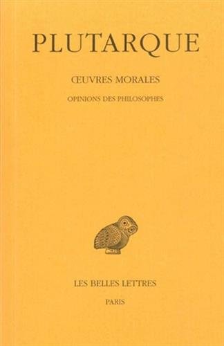 Oeuvres morales. Tome XII. 2ème partie Oeuvres morales. Tome XII. 2ème partie