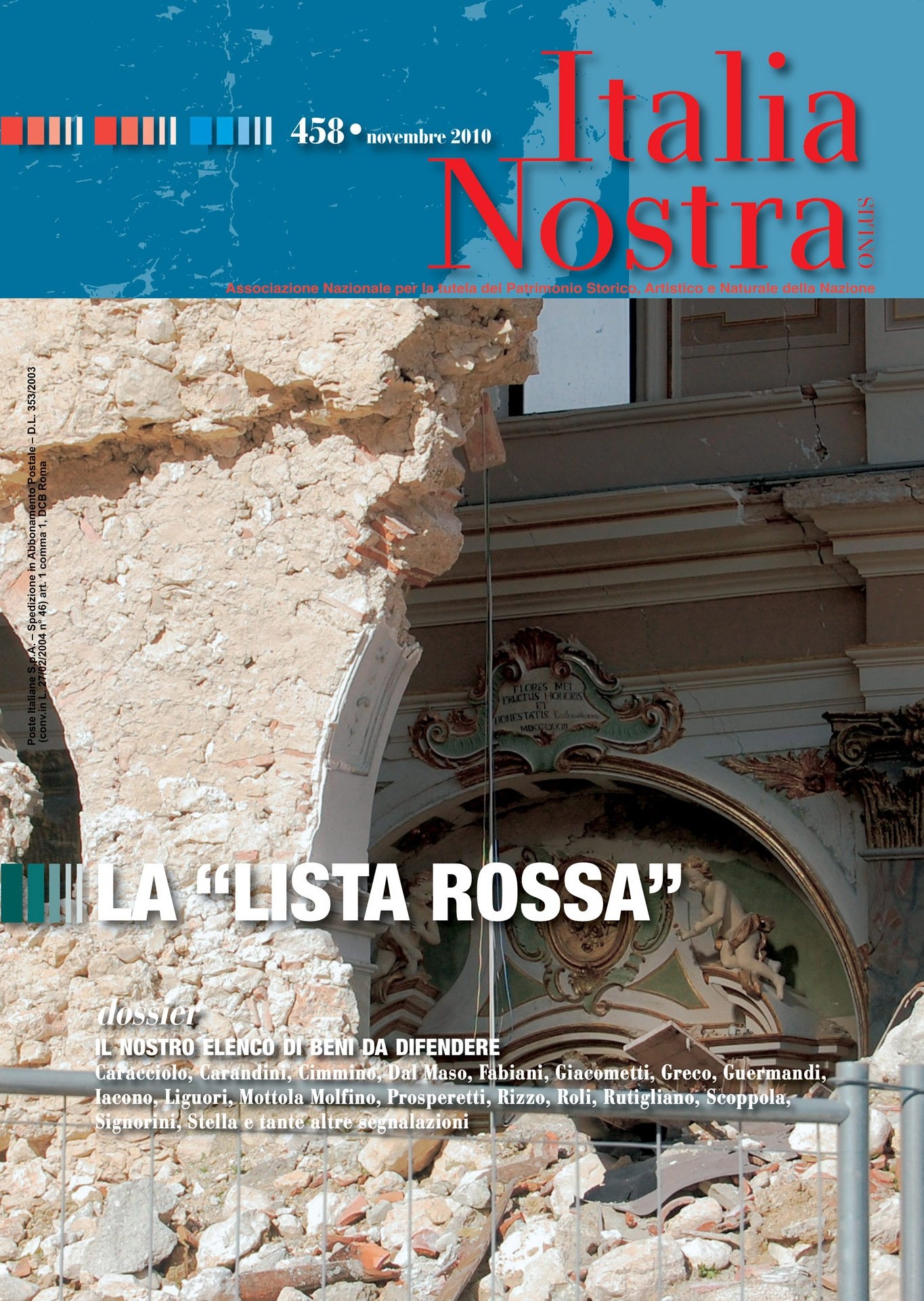 Italia Nostra 458/2010 Italia Nostra 458/2010