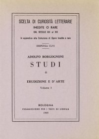 Studi di erudizione e d'arte (rist. anast.). Vol. 1