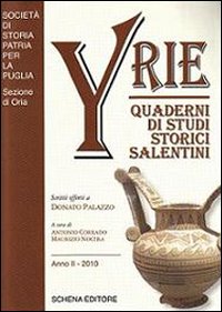 Yrie. Quaderni di studi storici salentini Yrie. Quaderni di studi storici salentini
