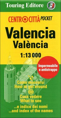 Valencia-València. 1:13.000. Ediz. italiana e inglese