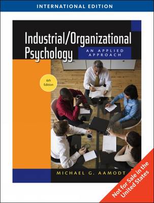 Industrial/Organizational Psychology Industrial/Organizational Psychology