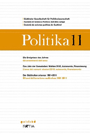 Politika. Annuario di politica dell'Alto Adige. Vol. 11 Politika. Annuario di politica dell'Alto Adige. Vol. 11