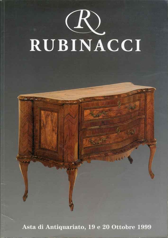 Rubinacci. Asta di antiquariato. 14 ottobre 1999 Rubinacci. Asta di antiquariato. 14 ottobre 1999