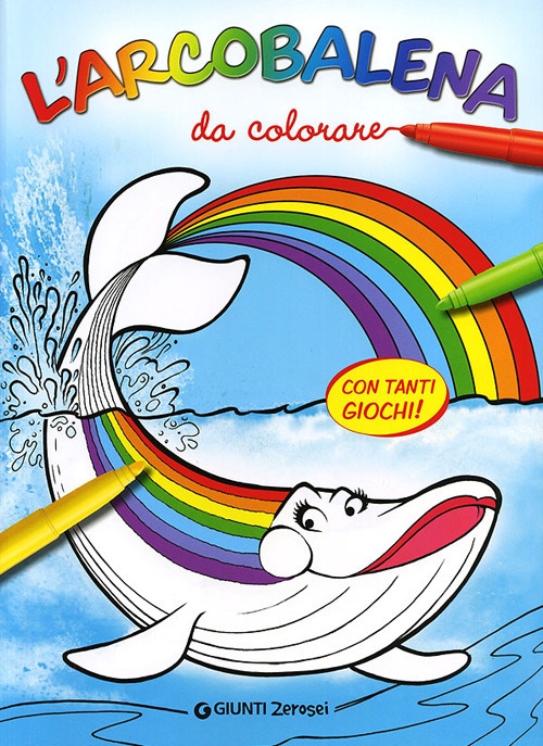 L'arcobalena da colorare L'arcobalena da colorare