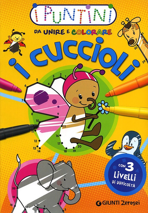 I cuccioli. I puntini da unire e colorare I cuccioli. I puntini da unire e colorare