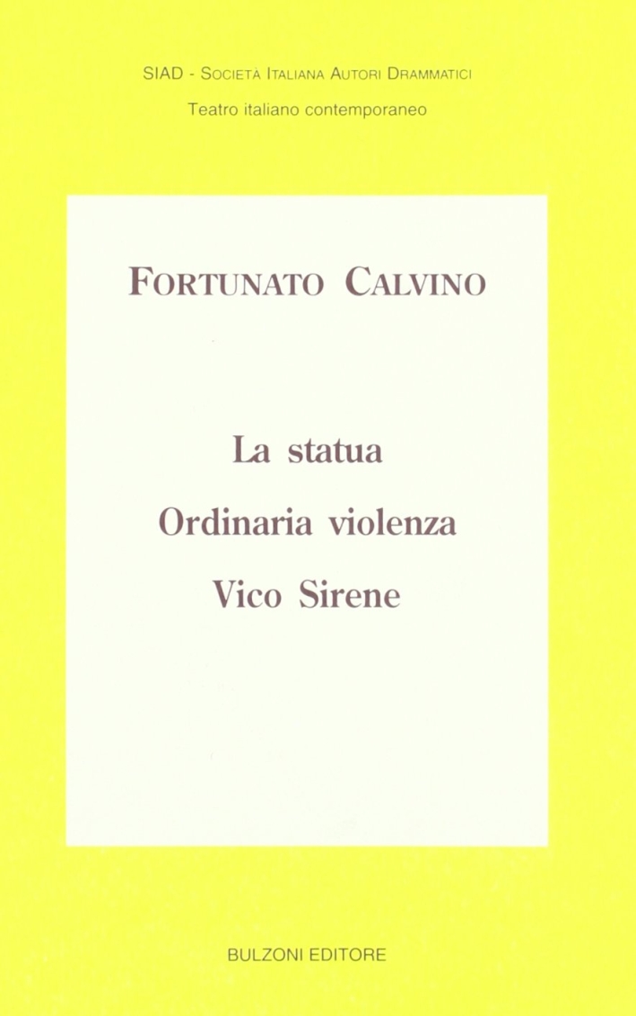 La statua-Ordinaria violenza-Vico Sirene La statua-Ordinaria violenza-Vico Sirene