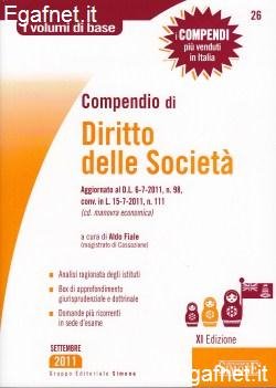 Compendio di diritto delle società Compendio di diritto delle società