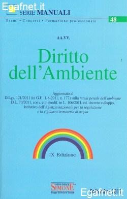 Diritto dell'ambiente Diritto dell'ambiente