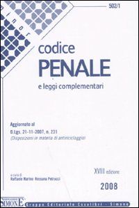 Codice penale. Leggi complementari Codice penale. Leggi complementari
