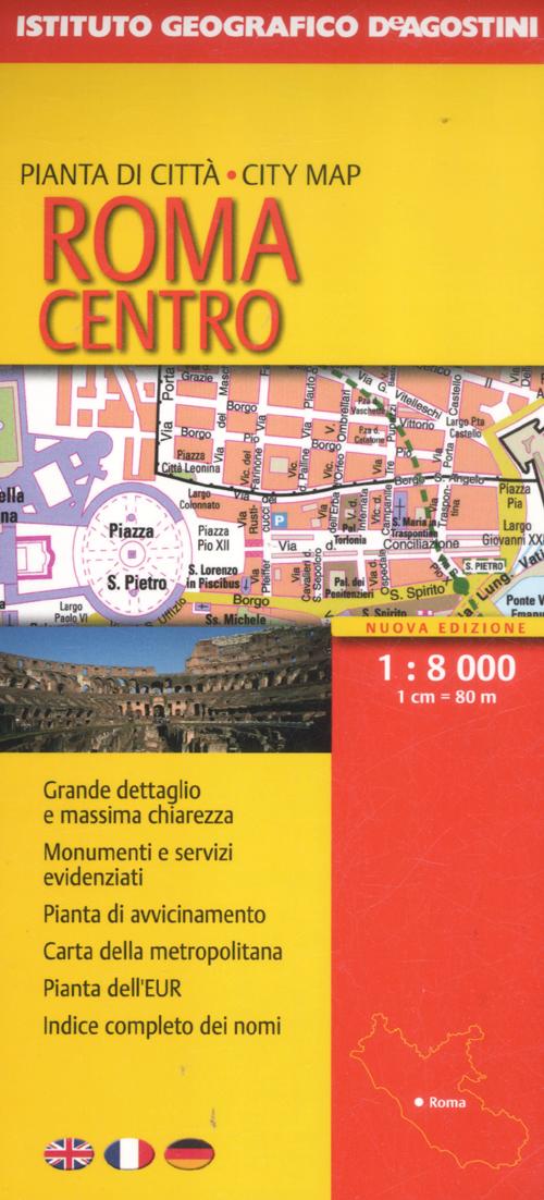 Roma centro 1:8.000. Ediz. multilingue Roma centro 1:8.000. Ediz. multilingue
