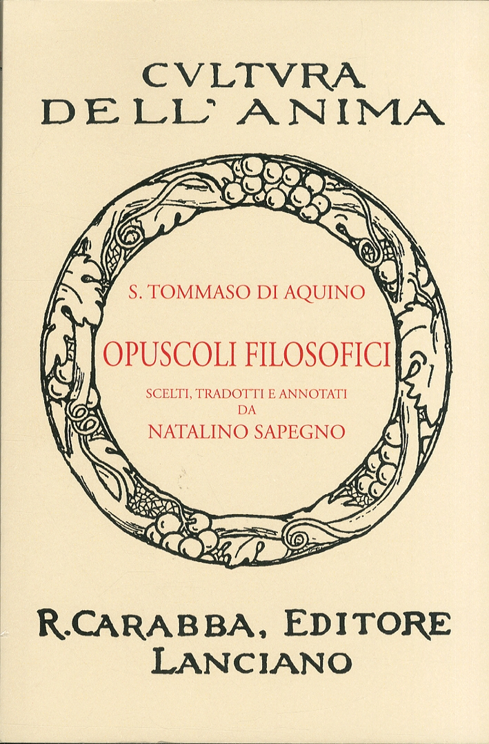 Opuscoli filosofici Opuscoli filosofici