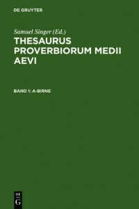 Thesaurus proverbiorum medii aevi