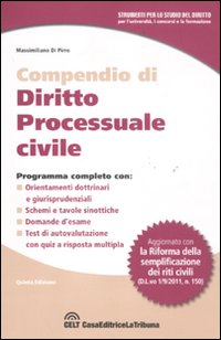 Compendio di diritto processuale civile Compendio di diritto processuale civile
