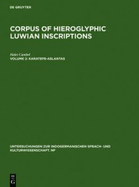 Corpus of Hieroglyphic Luwian Inscriptions