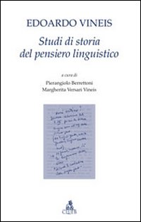 Studi di storia del pensiero linguistico Studi di storia del pensiero linguistico