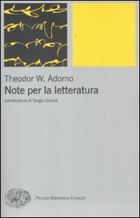 Note per la letteratura Note per la letteratura