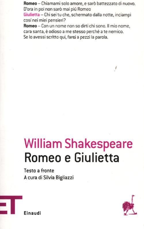 Romeo e Giulietta. Testo inglese a fronte Romeo e Giulietta. Testo inglese a fronte