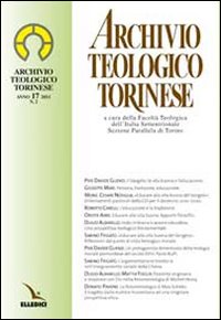 Archivio Teologico Torinese (2011). Vol. 2 Archivio Teologico Torinese (2011). Vol. 2