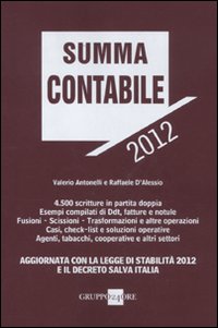 Summa contabile 2012 Summa contabile 2012