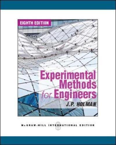 Experimental Methods for Engineers Experimental Methods for Engineers