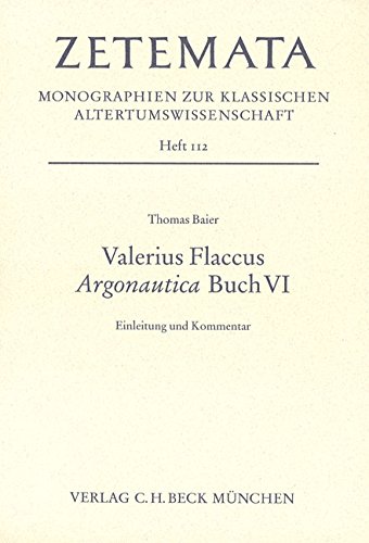 Argonautica. Buch VI Argonautica. Buch VI