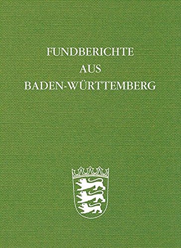 Fundberichte aus Baden- Wuerttemberg. 2000/24 Fundberichte aus Baden- Wuerttemberg. 2000/24