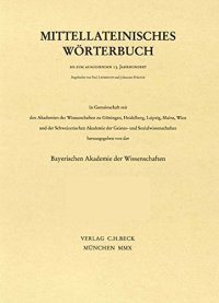 Mittellateinisches Woerterbuch Bd. 3. Lfg. 1